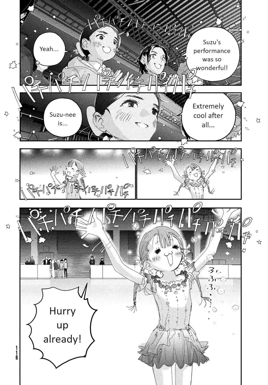 Medalist manga, chapter 30, page 36 of 44