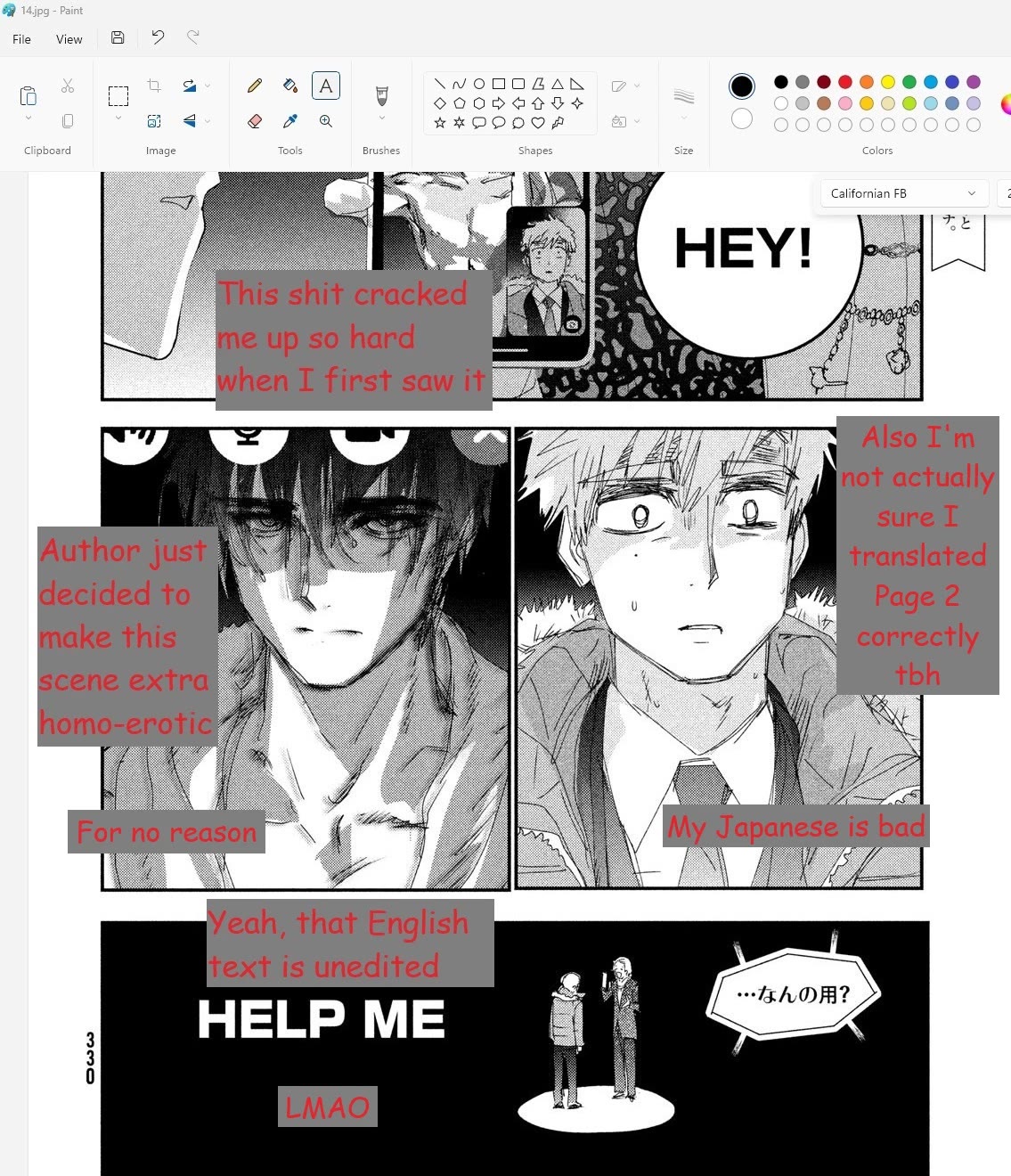 Medalist manga, chapter 31, page 41 of 42