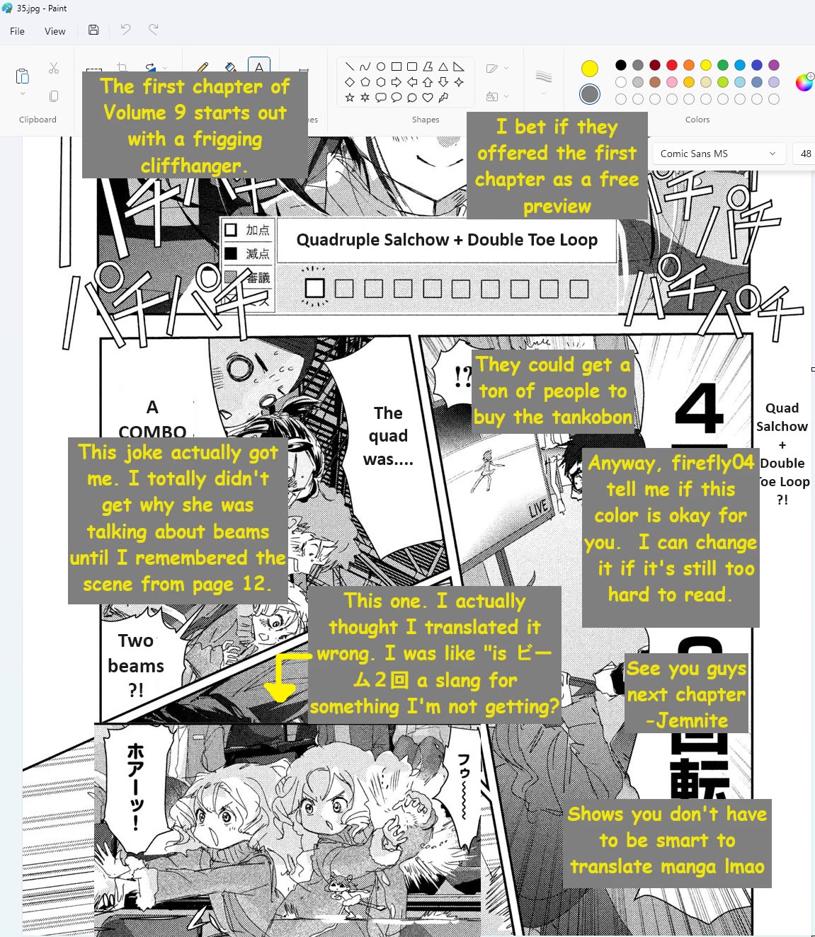 Medalist Chapter 34 page 52 - Chapter 34: Quadruple Salchow