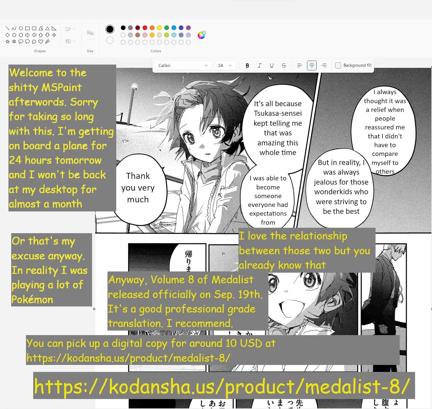 Medalist Chapter 36 page 49 - Chapter 36: Qualifications to Aim (for the top)