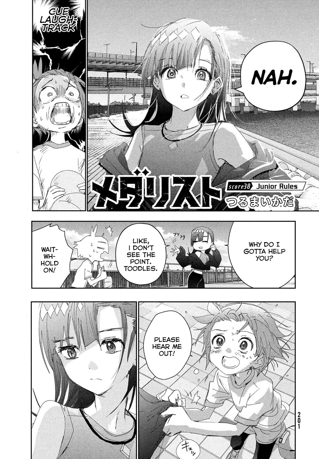 Medalist manga, chapter 38, page 1 of 32