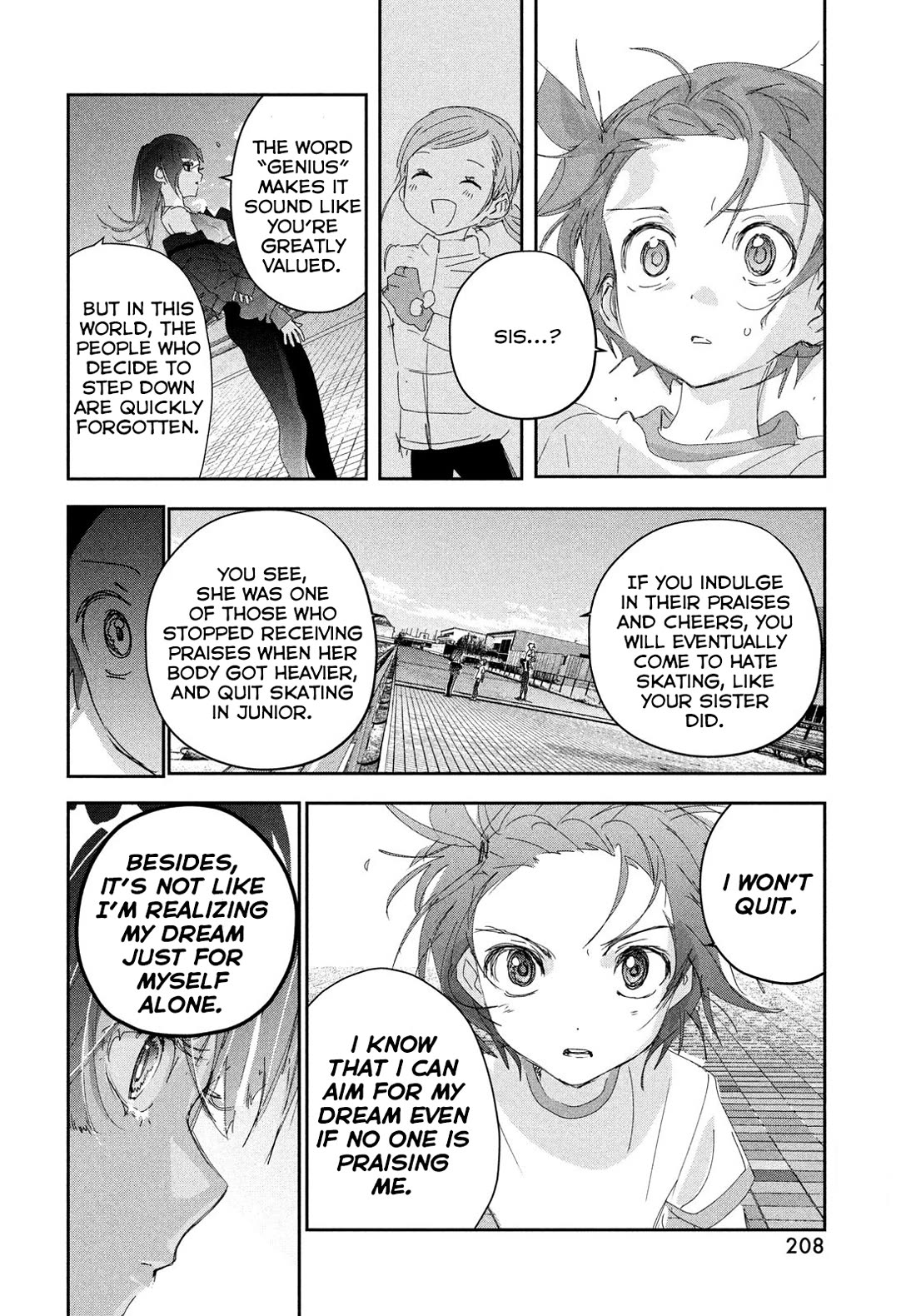 Medalist manga, chapter 38, page 8 of 32