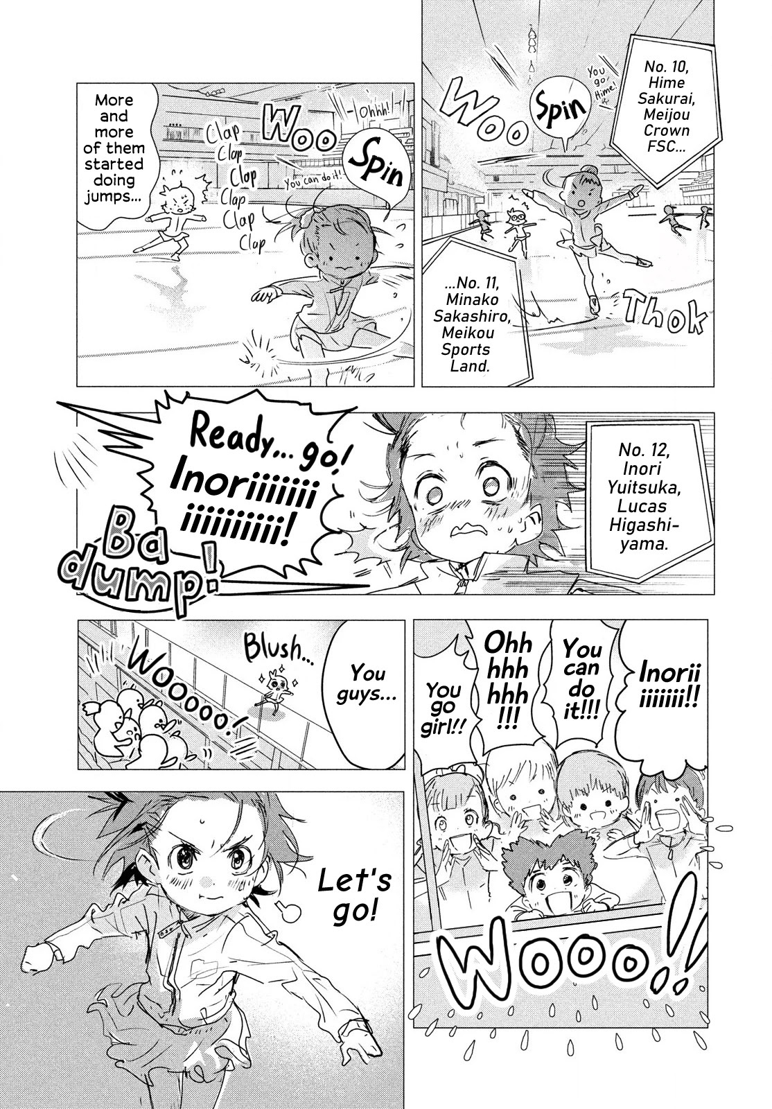 Medalist manga, chapter 4, page 14 of 64