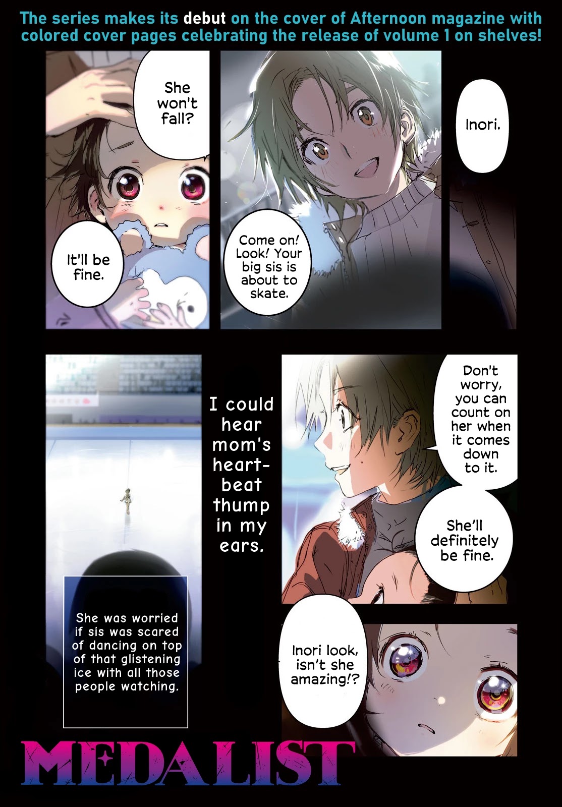 Medalist manga, chapter 4, page 2 of 64