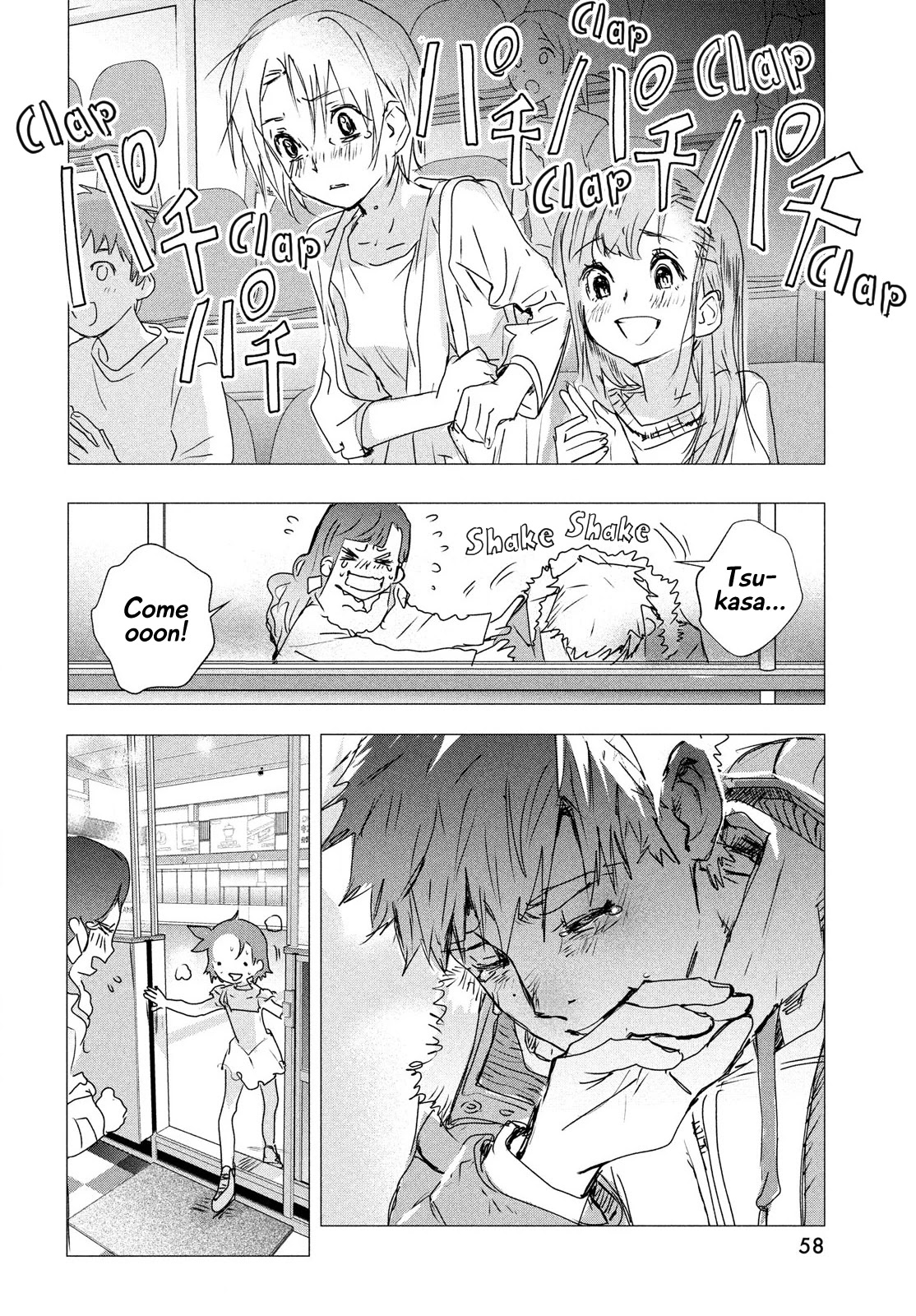 Medalist manga, chapter 4, page 57 of 64