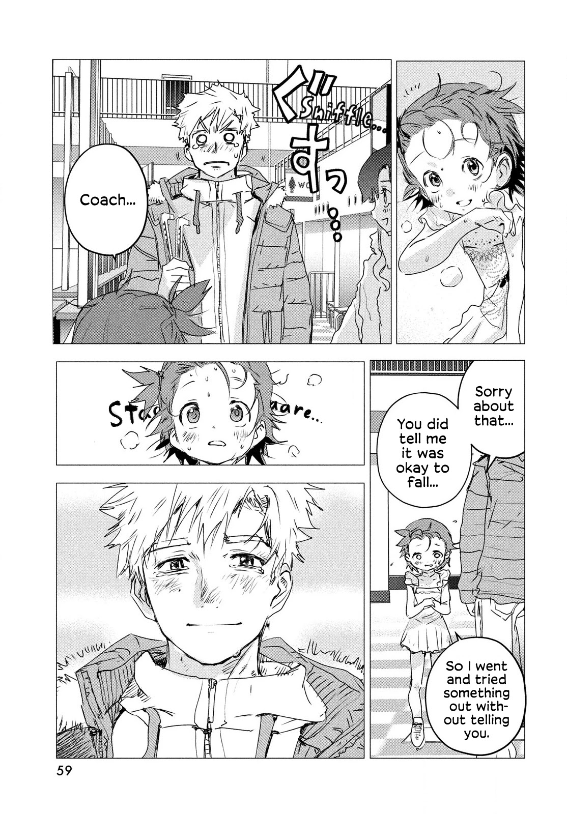 Medalist manga, chapter 4, page 58 of 64