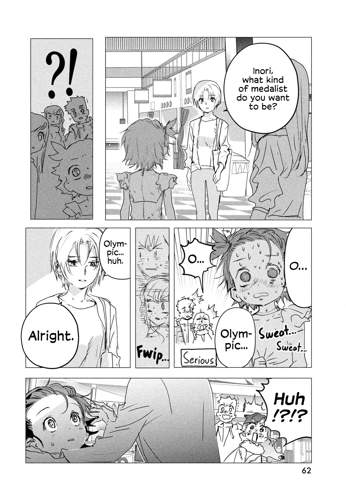 Medalist manga, chapter 4, page 61 of 64