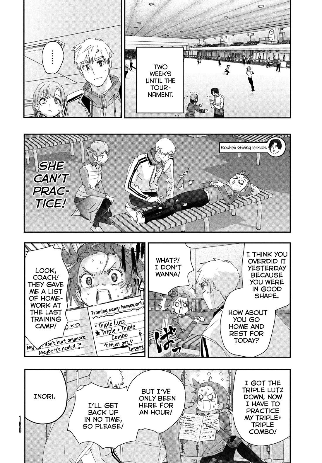 Medalist manga, chapter 41, page 8 of 32