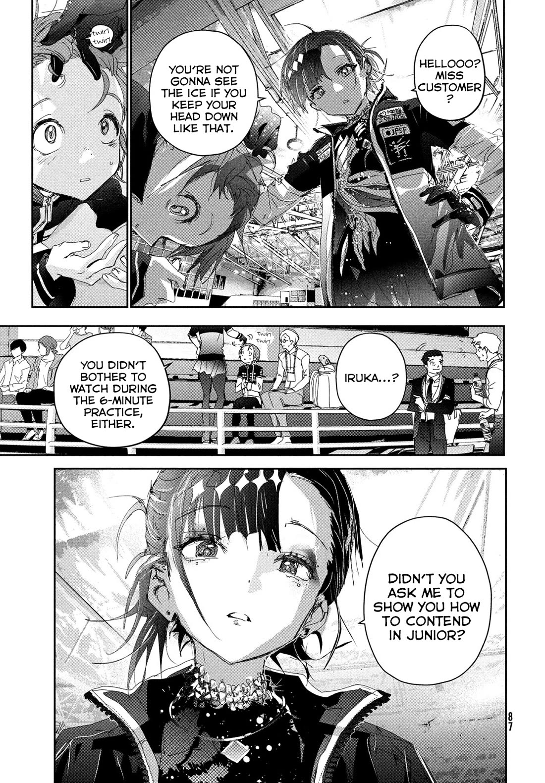 Medalist manga, chapter 43, page 28 of 29