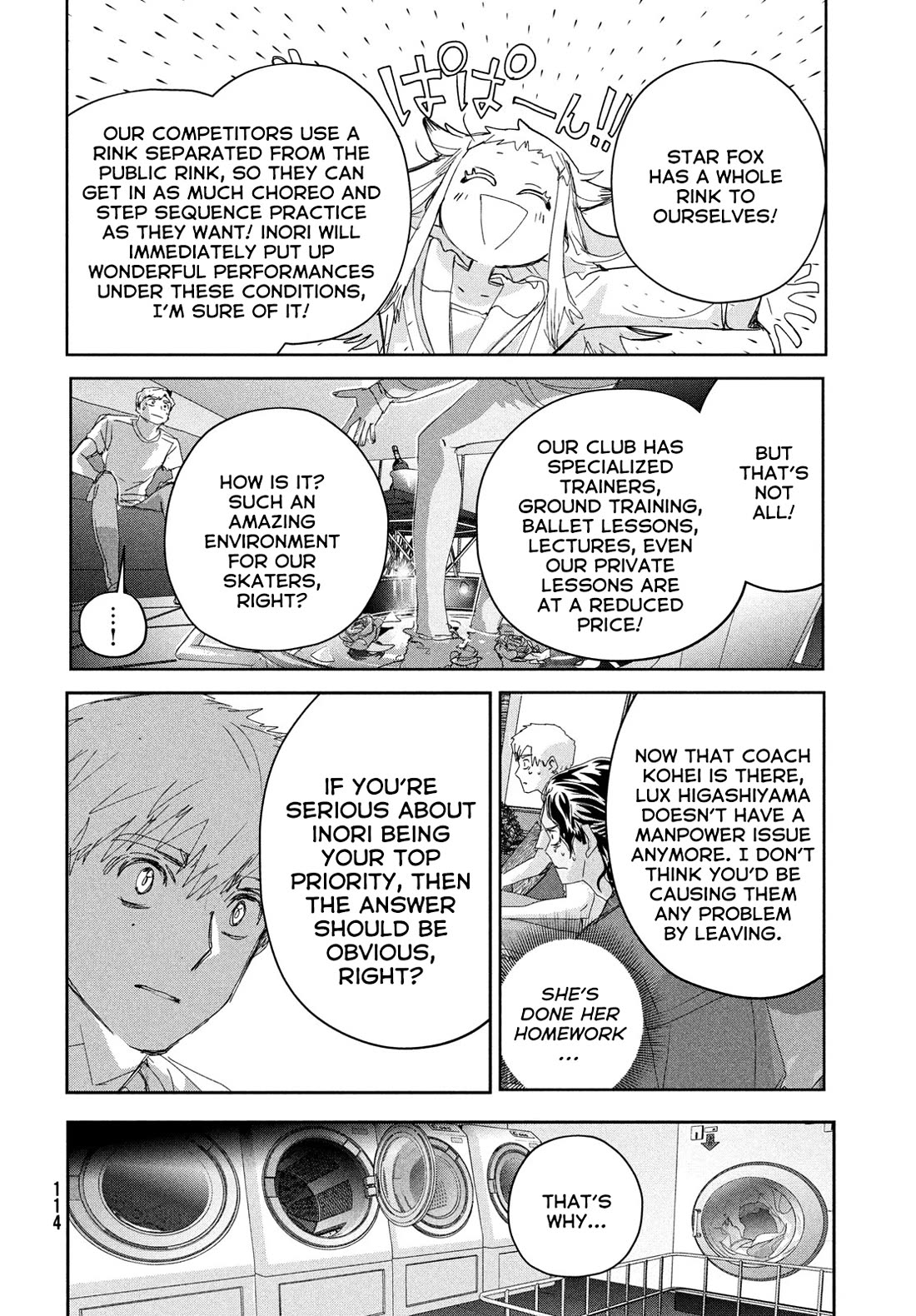 Medalist manga, chapter 45, page 28 of 47