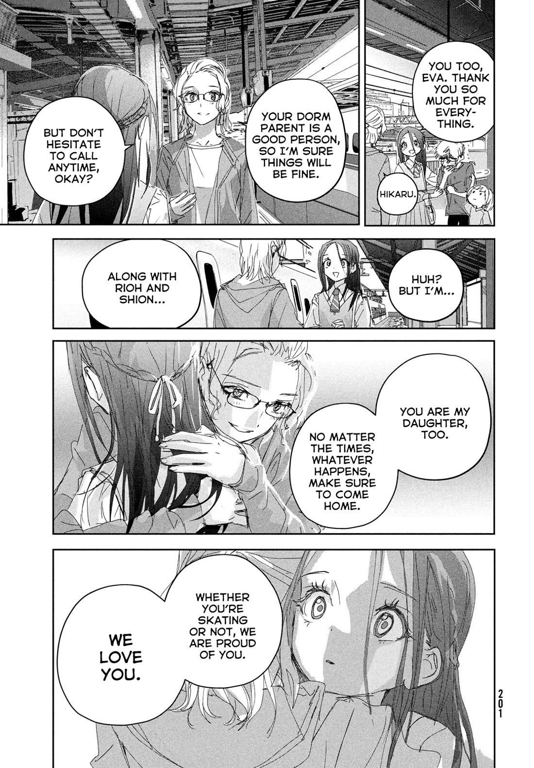 Medalist manga, chapter 46, page 35 of 45