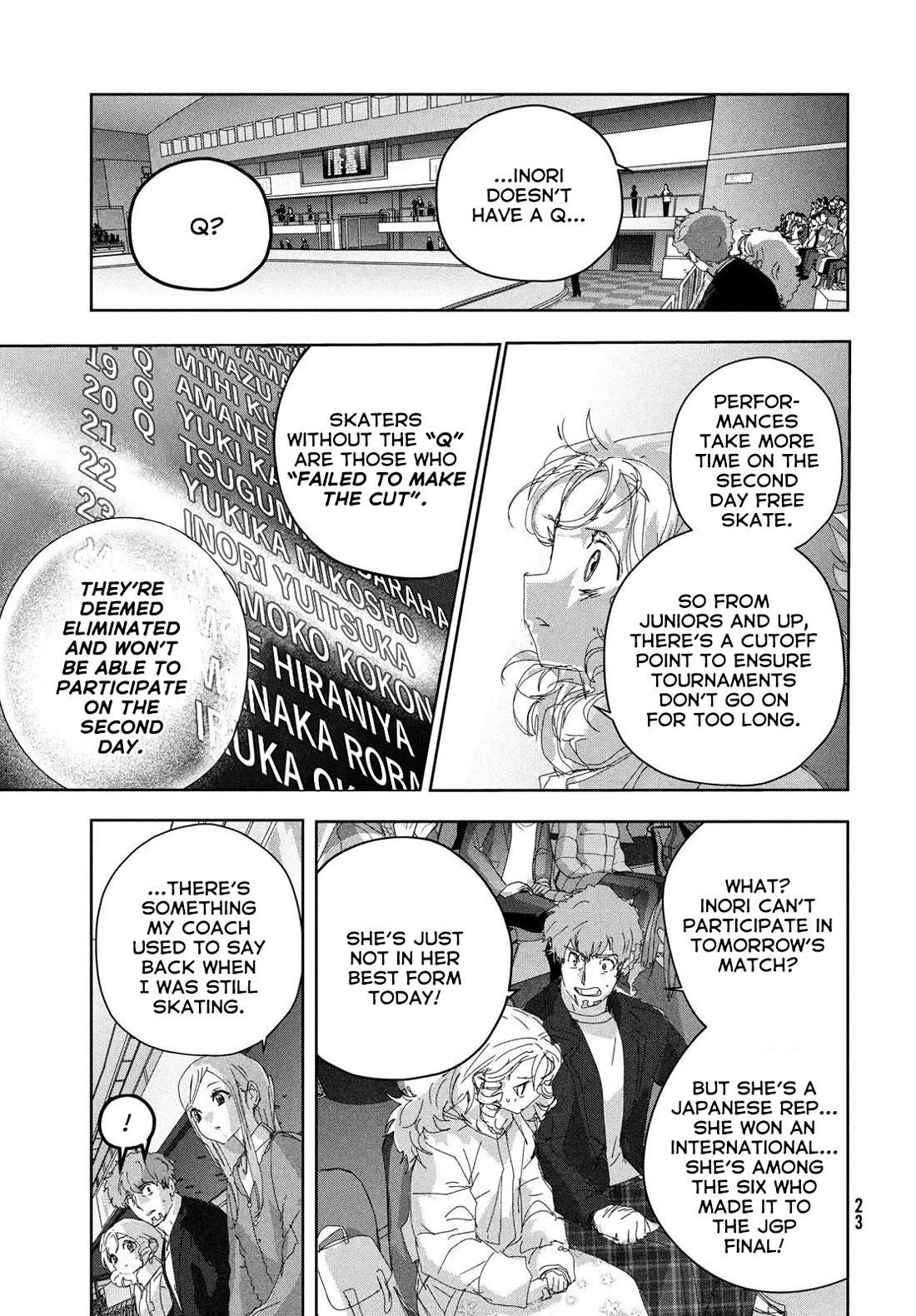 Medalist manga, chapter 49, page 19 of 30