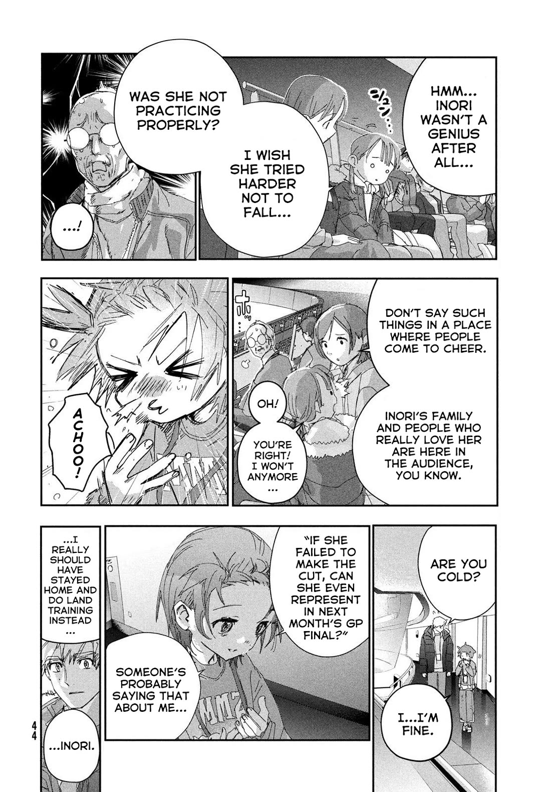 Medalist manga, chapter 50, page 10 of 17