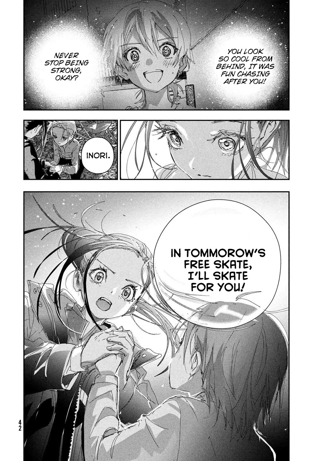 Medalist manga, chapter 50, page 8 of 17