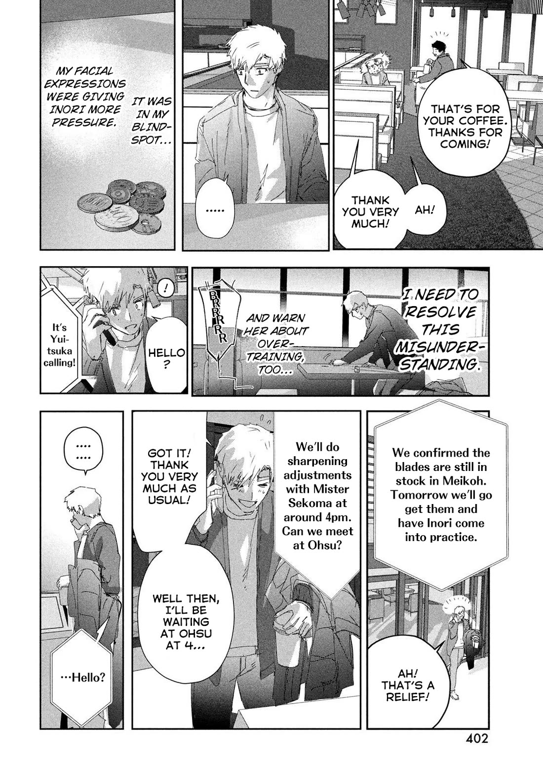 Medalist manga, chapter 53, page 16 of 60
