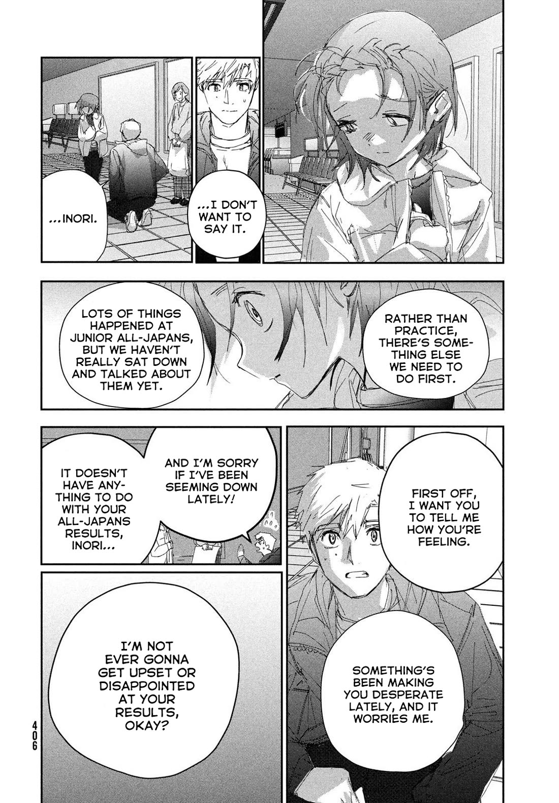Medalist manga, chapter 53, page 20 of 60