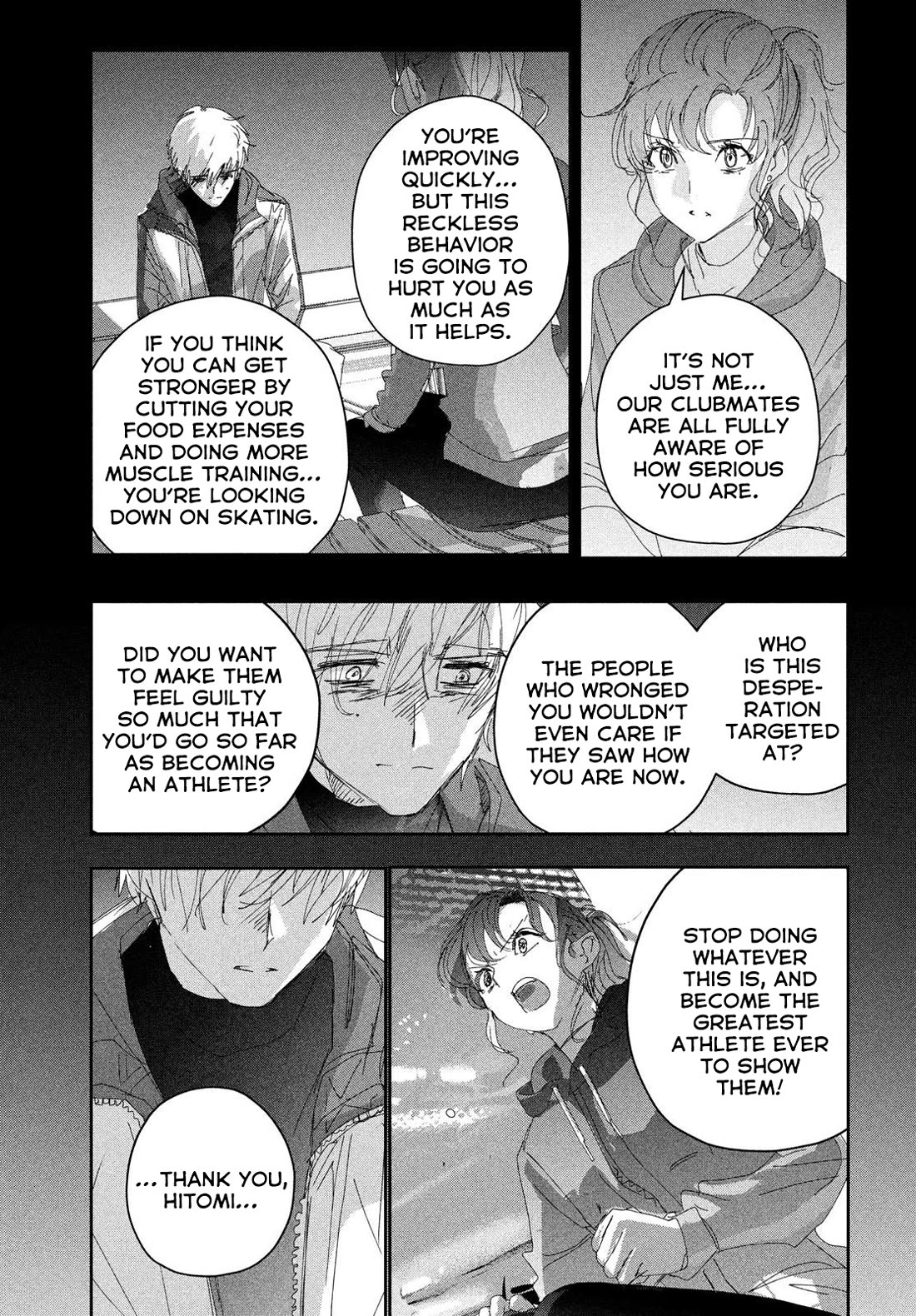Medalist manga, chapter 53, page 35 of 60