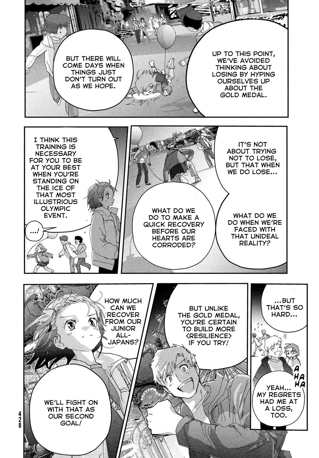Medalist manga, chapter 53, page 42 of 60