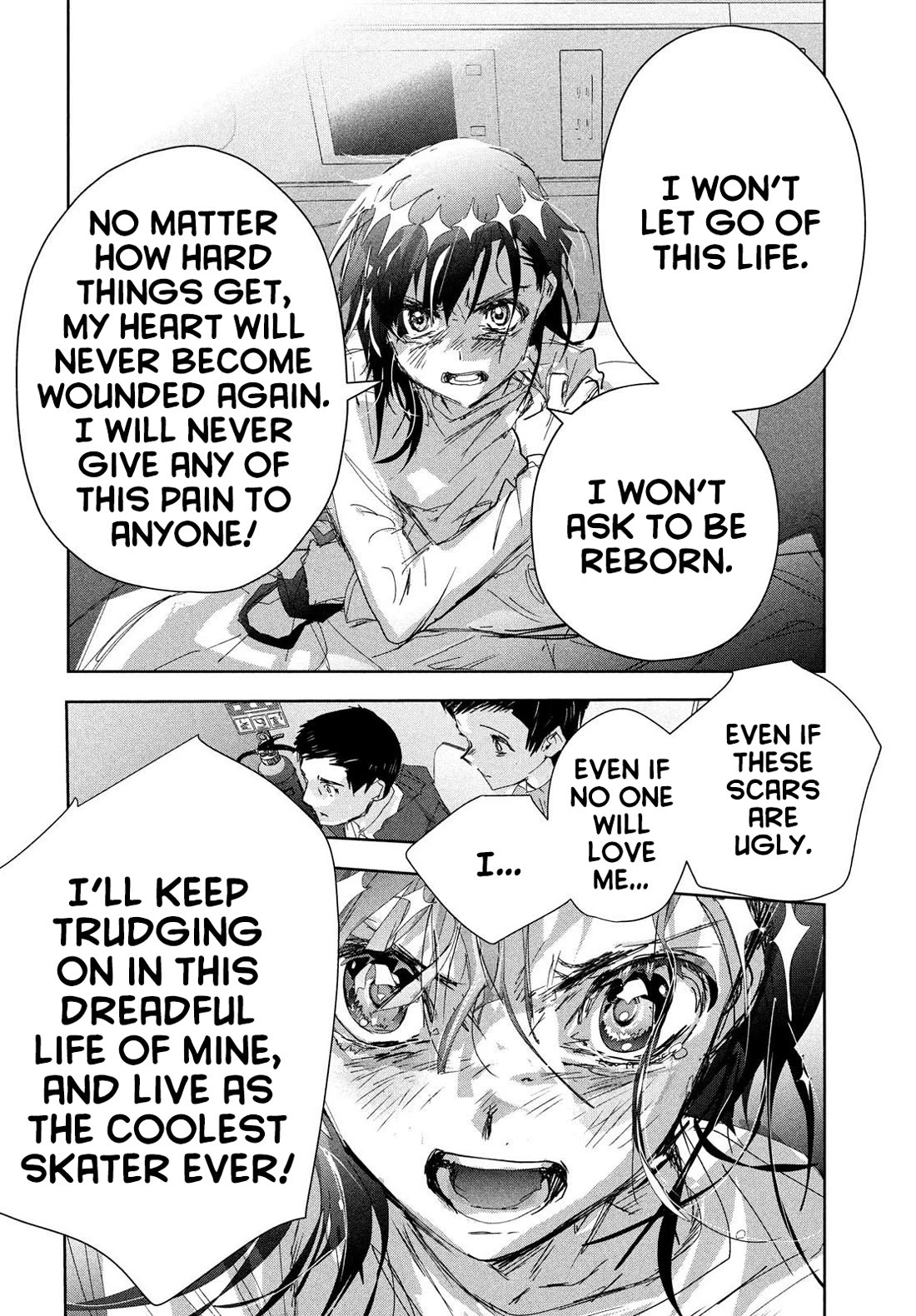 Medalist manga, chapter 53, page 56 of 60