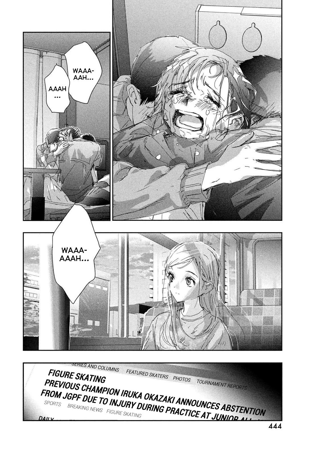 Medalist manga, chapter 53, page 58 of 60