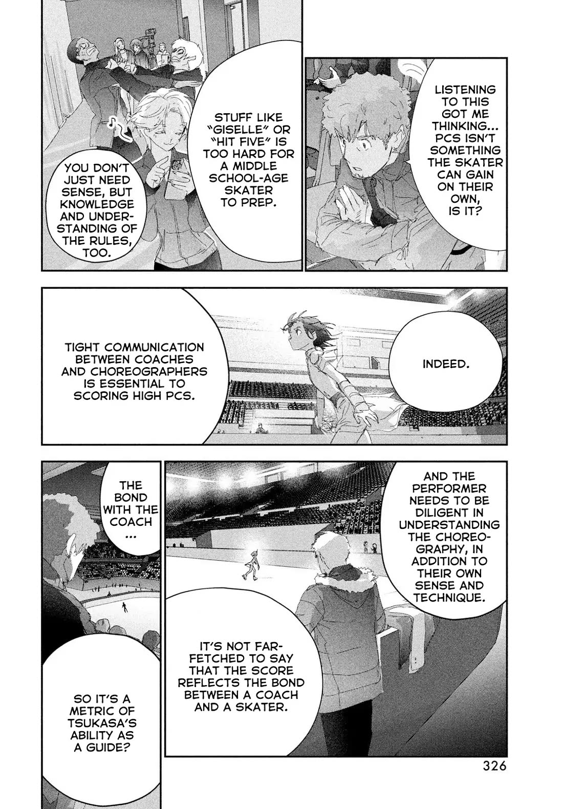 Medalist manga, chapter 55, page 43 of 47