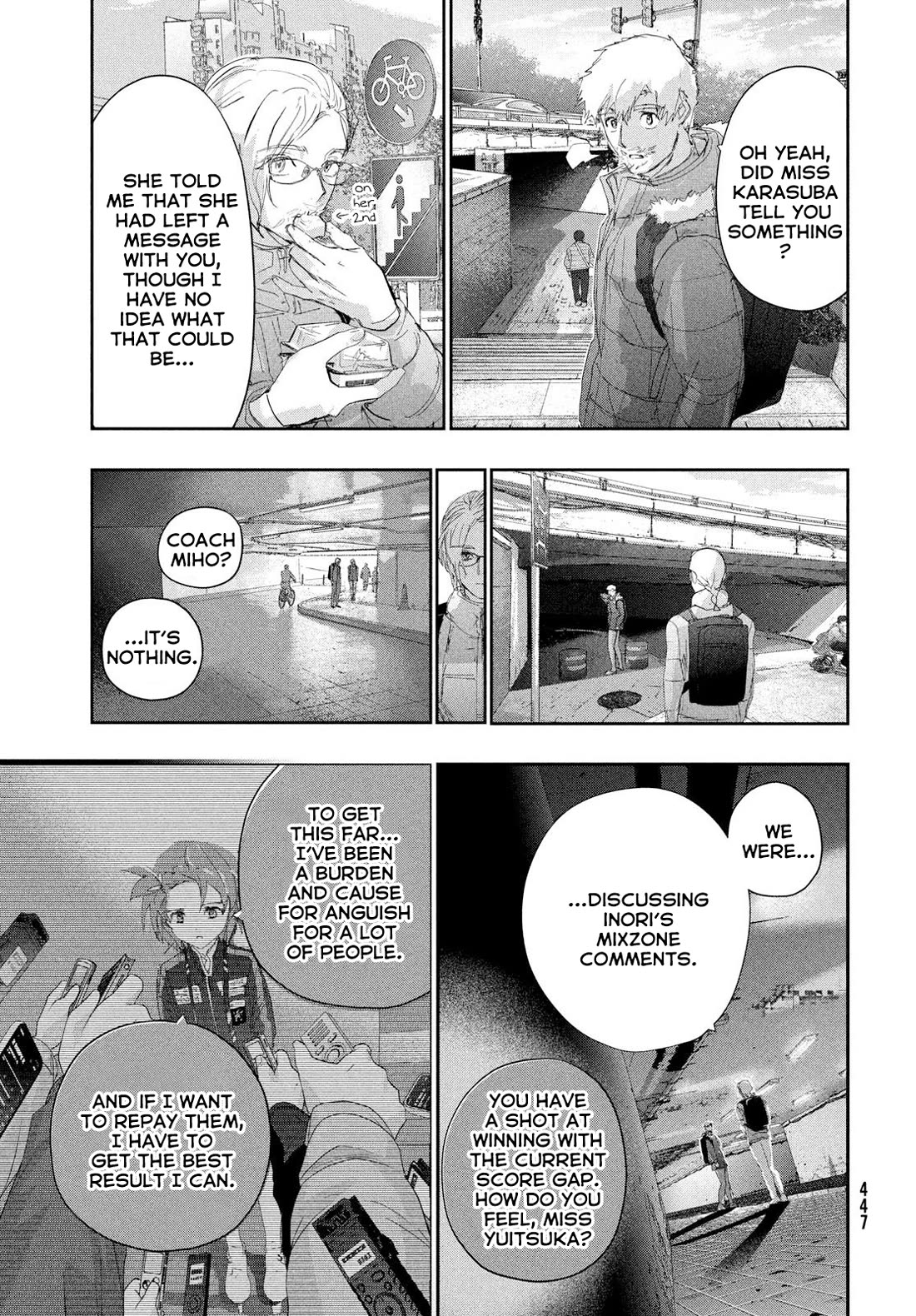 Medalist manga, chapter 58, page 31 of 42