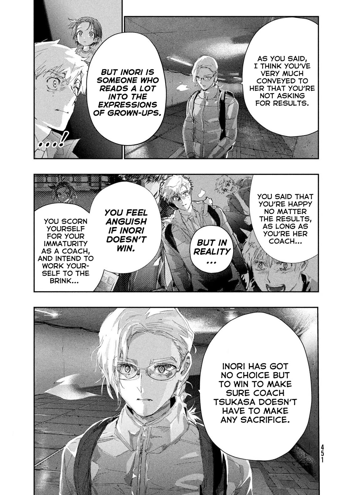 Medalist manga, chapter 58, page 35 of 42
