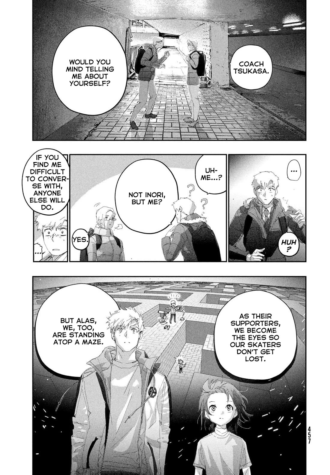 Medalist manga, chapter 58, page 41 of 42
