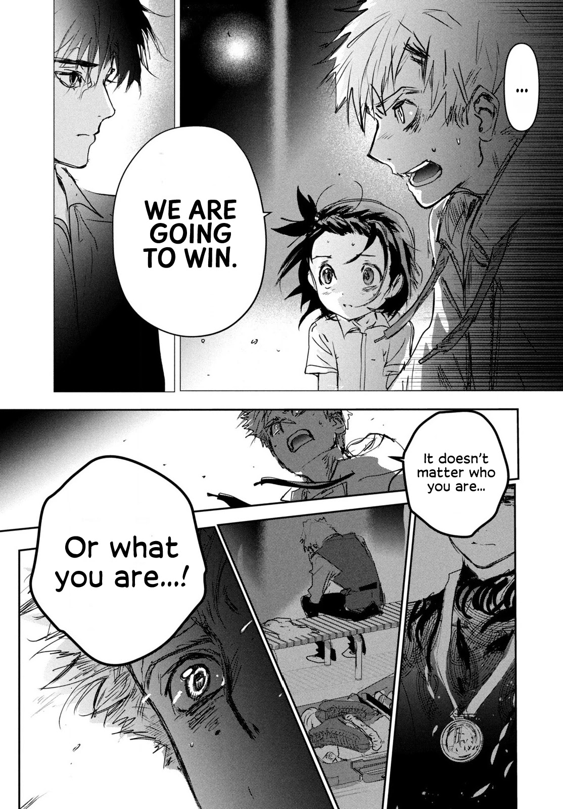Medalist manga, chapter 6, page 32 of 34