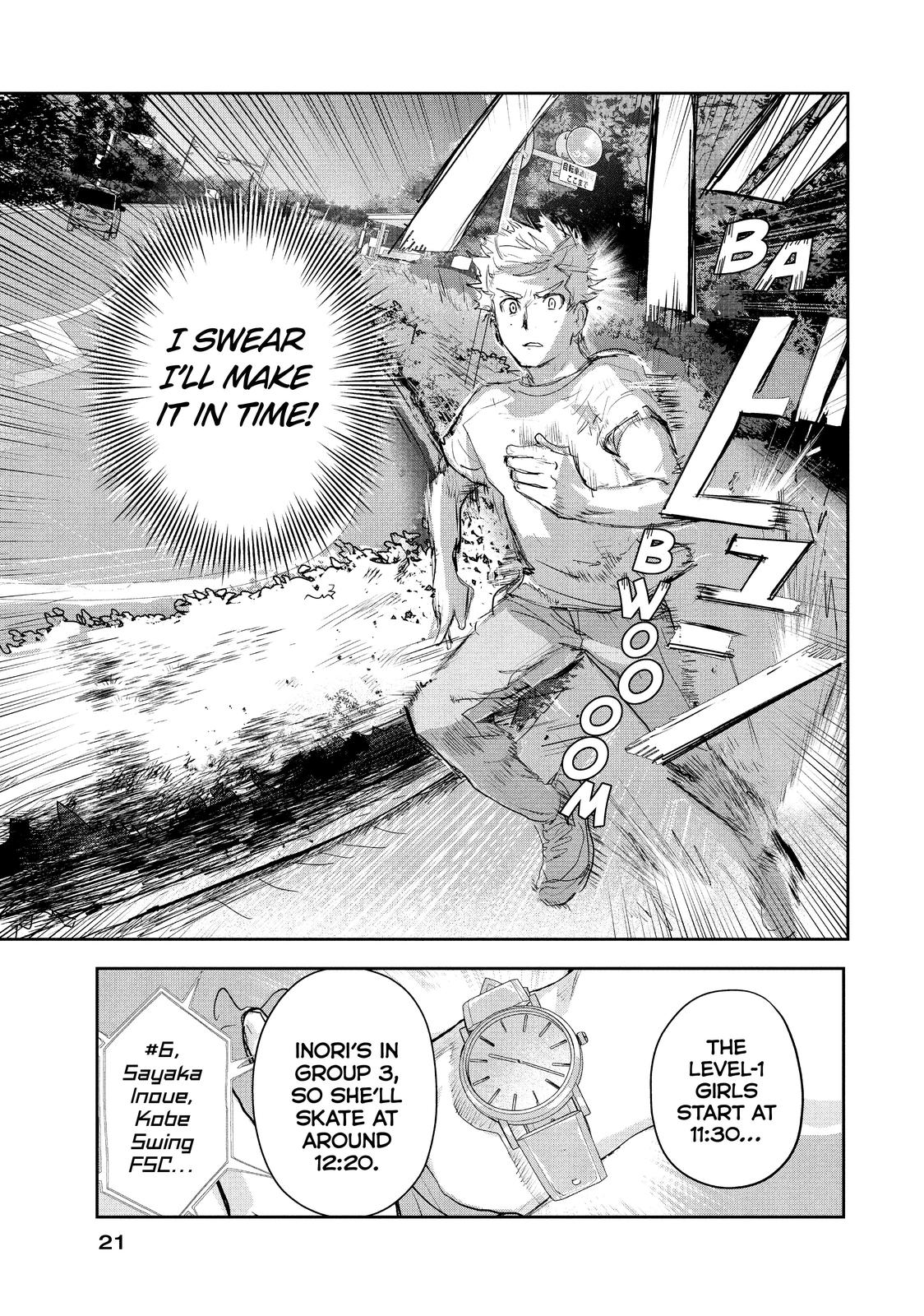 Medalist manga, chapter 8, page 21 of 48