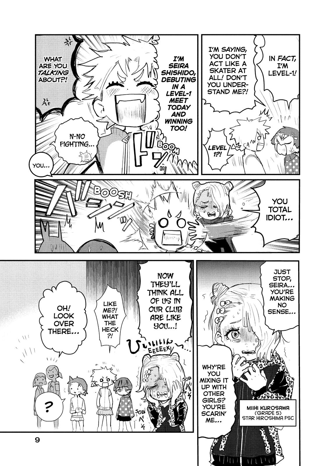 Medalist manga, chapter 8, page 9 of 48