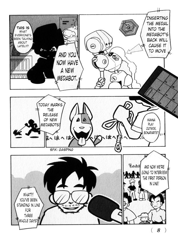 Medarot Chapter 1 page 10 - Chapter 1 : My Friend is a Robot!
