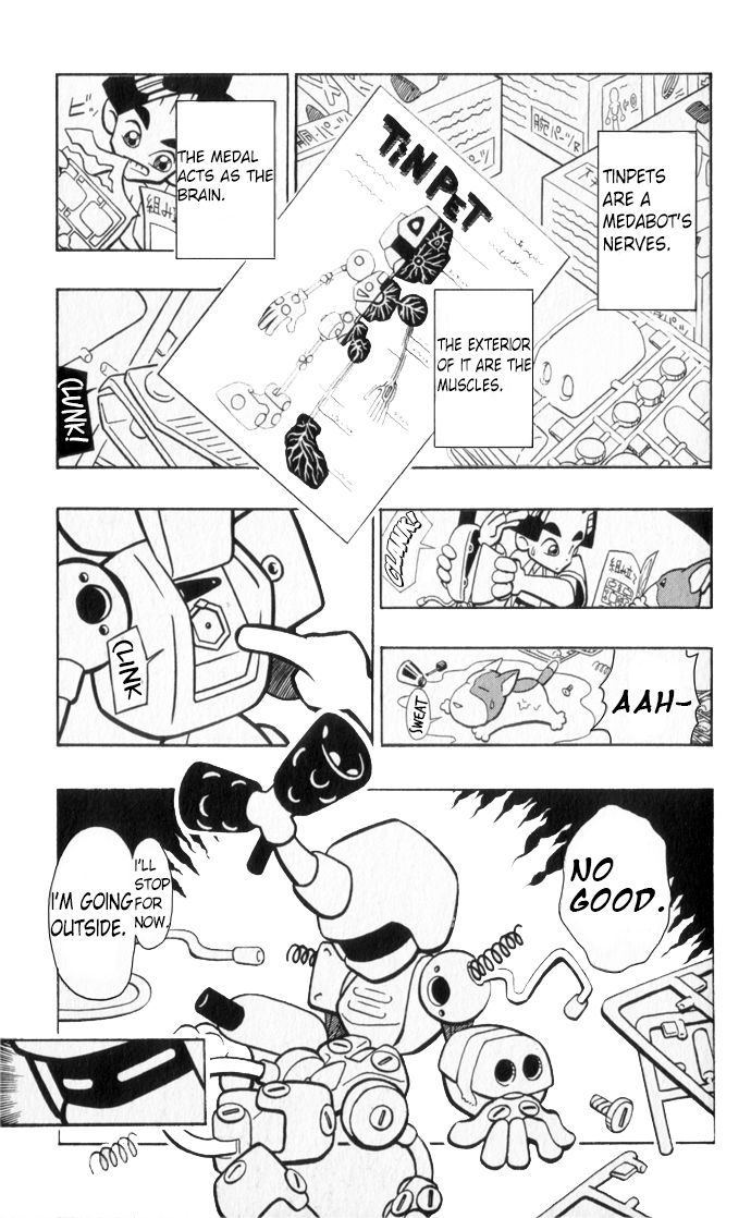 Medarot Chapter 1 page 15 - Chapter 1 : My Friend is a Robot!