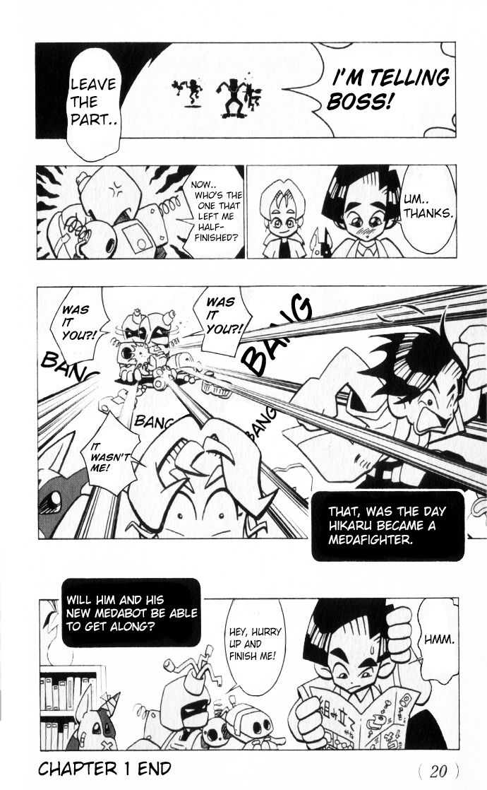 Medarot Chapter 1 page 22 - Chapter 1 : My Friend is a Robot!