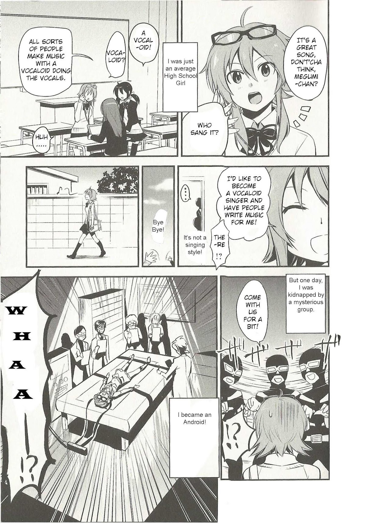 Meg Meg Singer Song Fighter Chapter 1.2 page 1 - Chapter 1 v2 : Birth