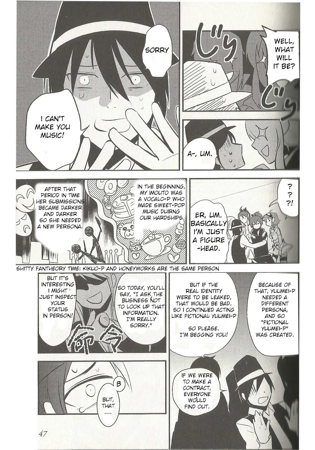 Meg Meg Singer Song Fighter Chapter 3 page 18 - Chapter 3 : Yuumei-P