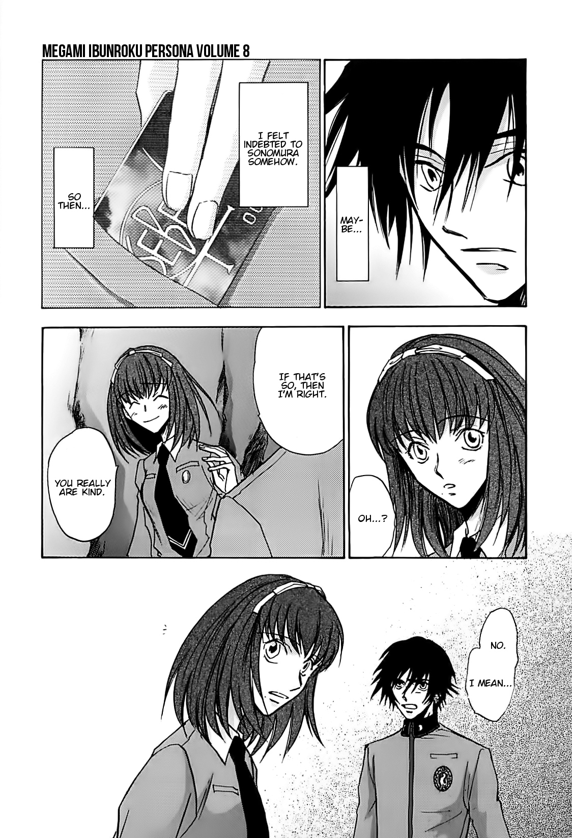 Megami Ibunroku - Persona Chapter 42 page 27 - Chapter 42: Resolution