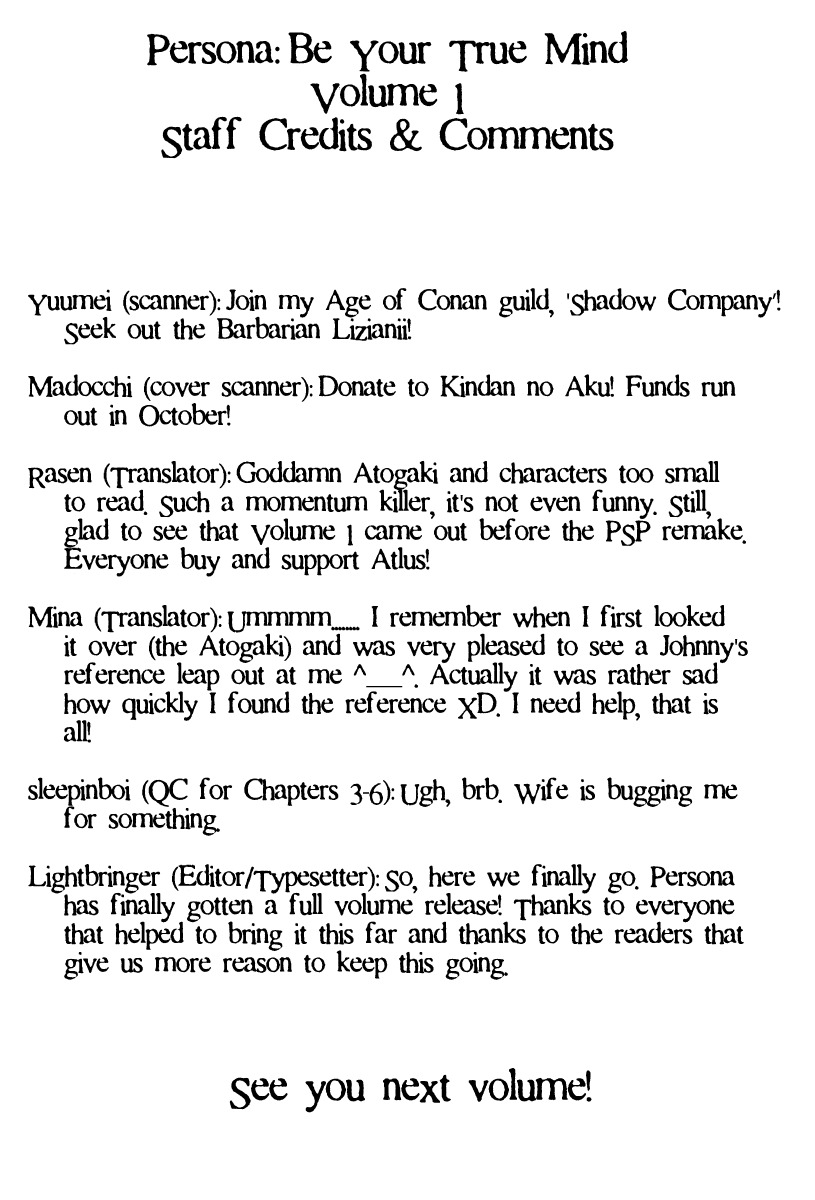 Megami Ibunroku - Persona Chapter 6 page 29 - Chapter 6: Oppression