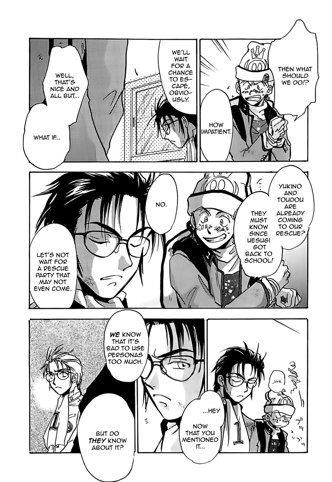 Megami Ibunroku - Persona Chapter 9 page 22 - Chapter 9: Infiltration