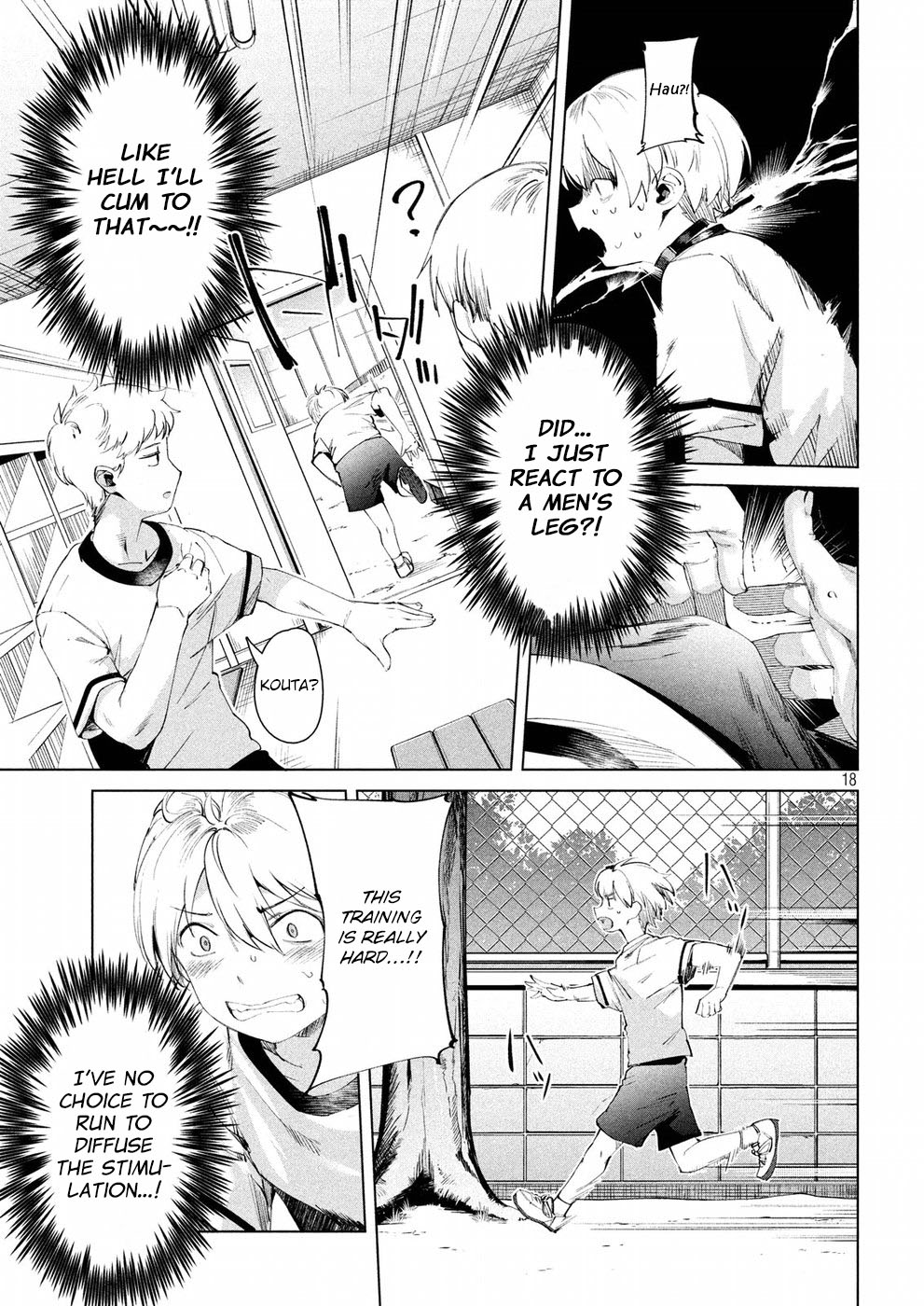 Megami no Sprinter Chapter 14 page 18 - Chapter 14: The 14th Day: Because There's a Mountain Over There
