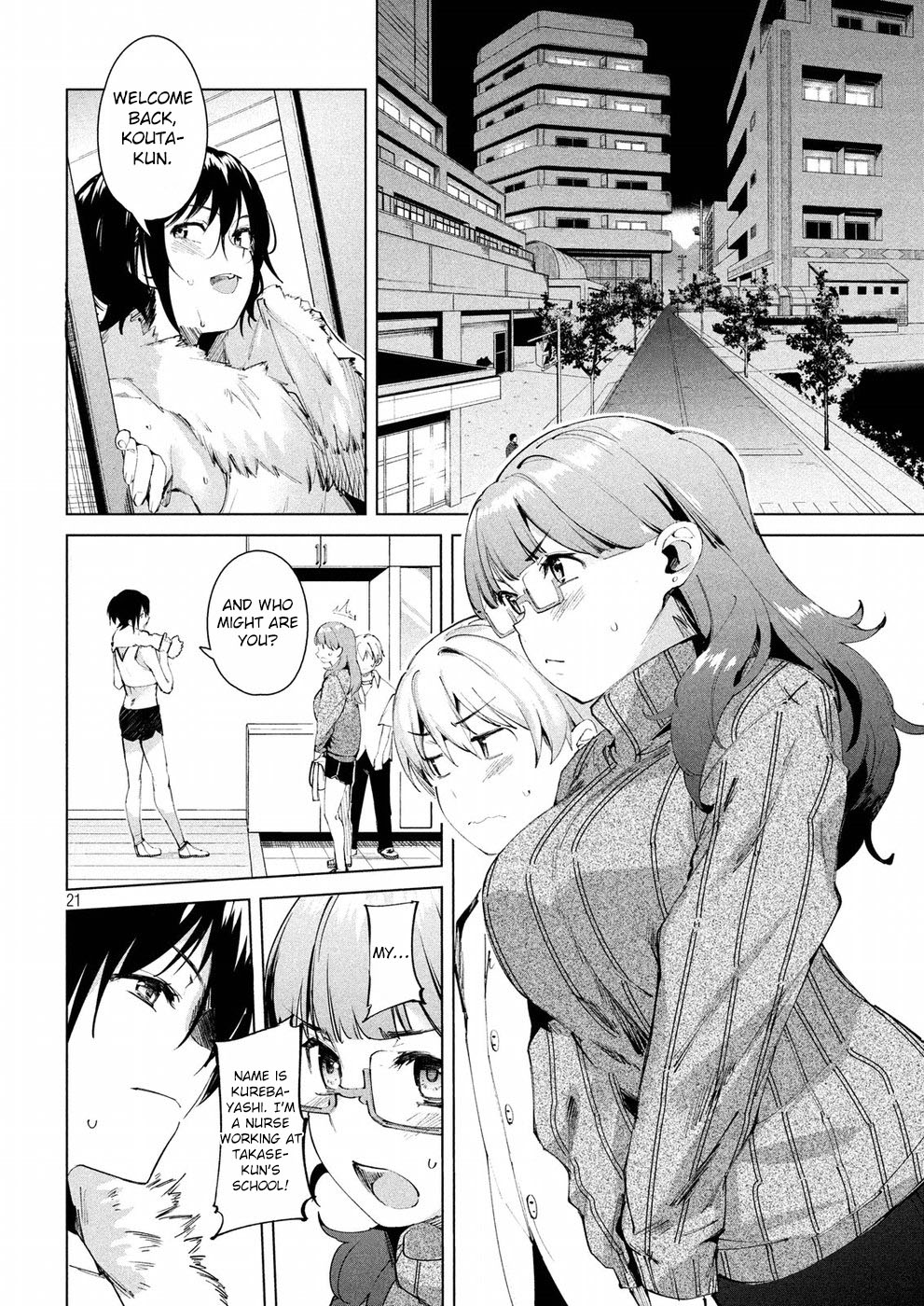 Megami no Sprinter Chapter 14 page 21 - Chapter 14: The 14th Day: Because There's a Mountain Over There