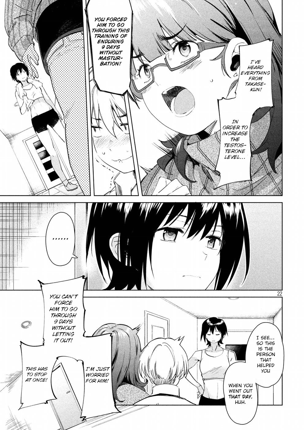 Megami no Sprinter Chapter 14 page 22 - Chapter 14: The 14th Day: Because There's a Mountain Over There