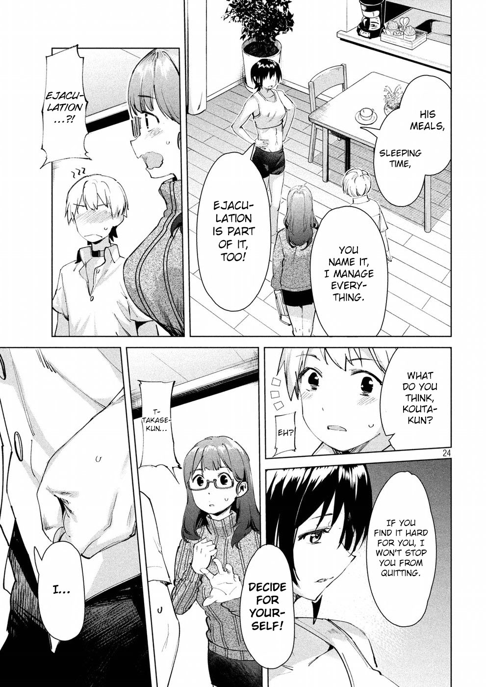 Megami no Sprinter Chapter 14 page 24 - Chapter 14: The 14th Day: Because There's a Mountain Over There