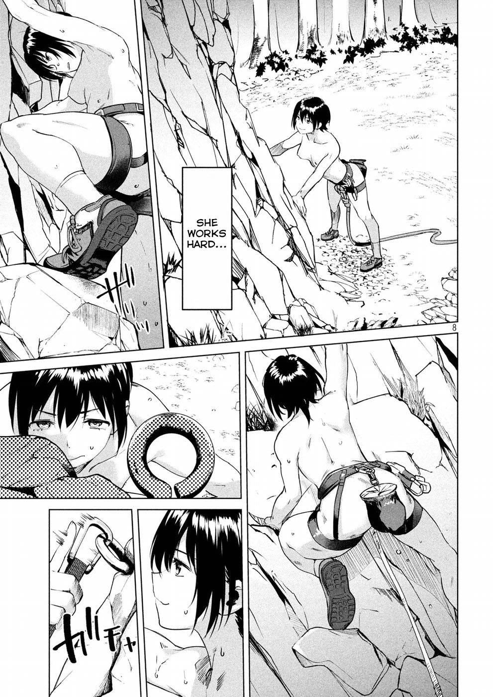 Megami no Sprinter Chapter 14 page 9 - Chapter 14: The 14th Day: Because There's a Mountain Over There