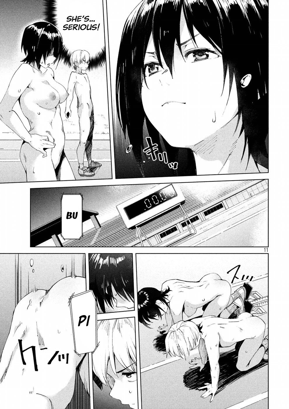 Megami no Sprinter Chapter 17 page 11 - Chapter 17: The 17th Day: A 100m Race