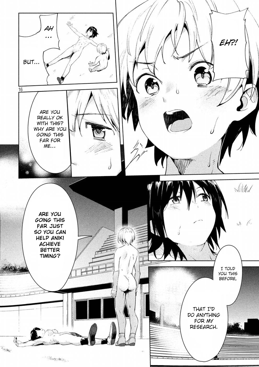 Megami no Sprinter Chapter 17 page 16 - Chapter 17: The 17th Day: A 100m Race
