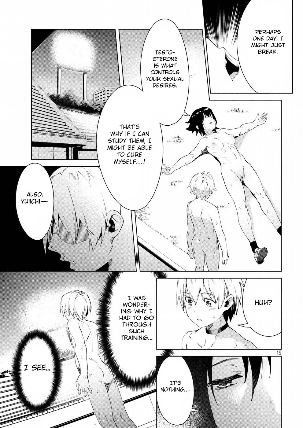 Megami no Sprinter Chapter 17 page 19 - Chapter 17: The 17th Day: A 100m Race