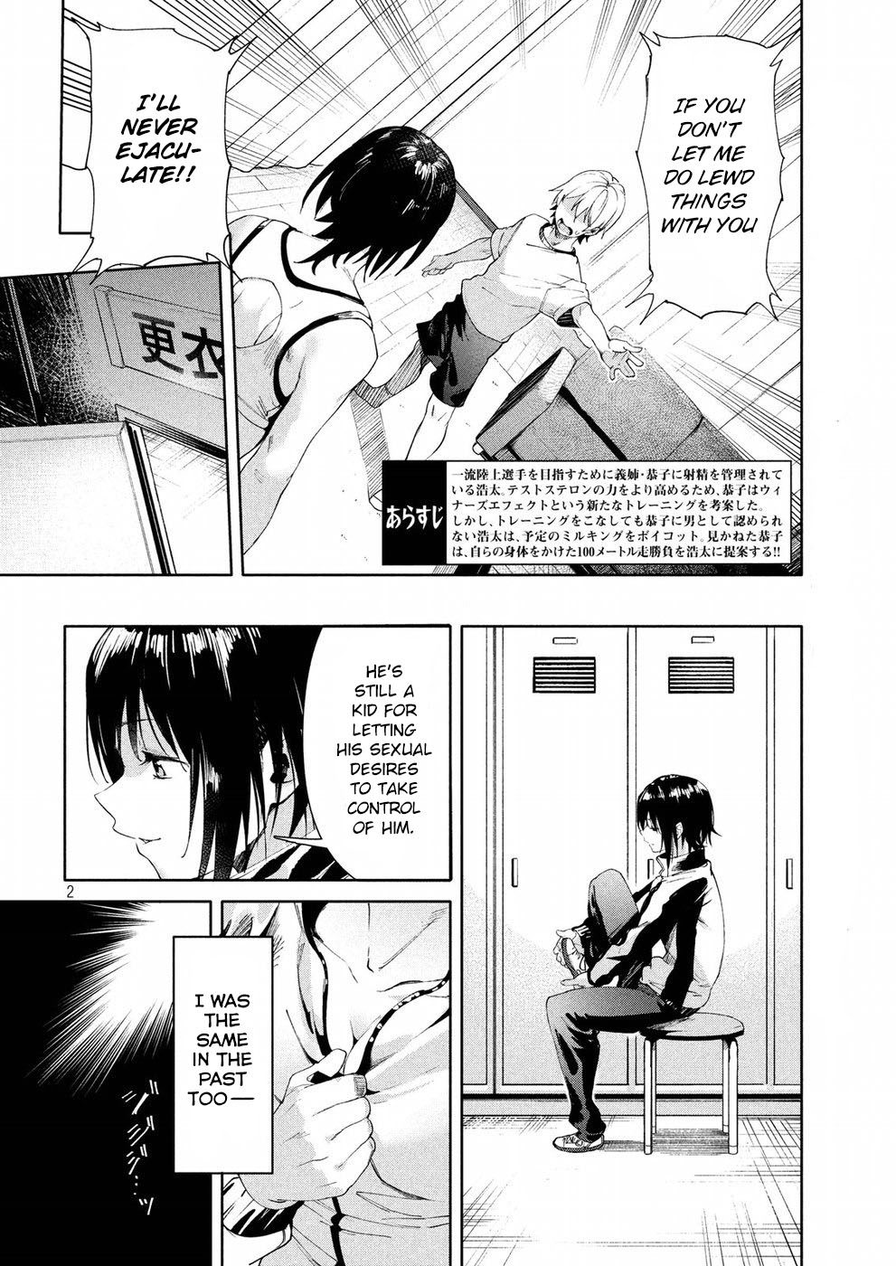 Megami no Sprinter Chapter 17 page 2 - Chapter 17: The 17th Day: A 100m Race