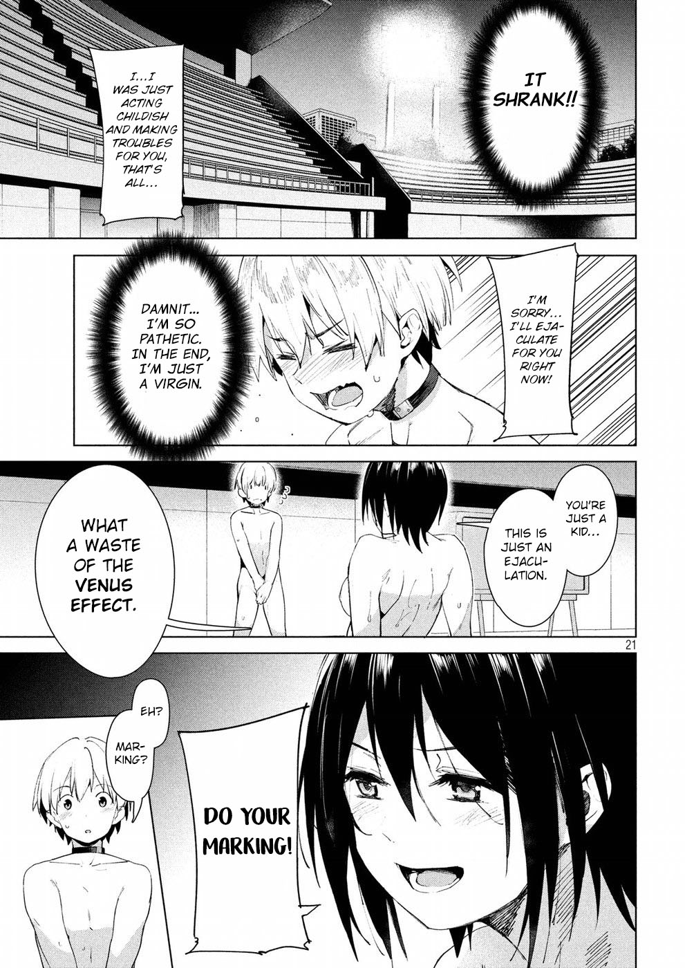 Megami no Sprinter Chapter 17 page 21 - Chapter 17: The 17th Day: A 100m Race