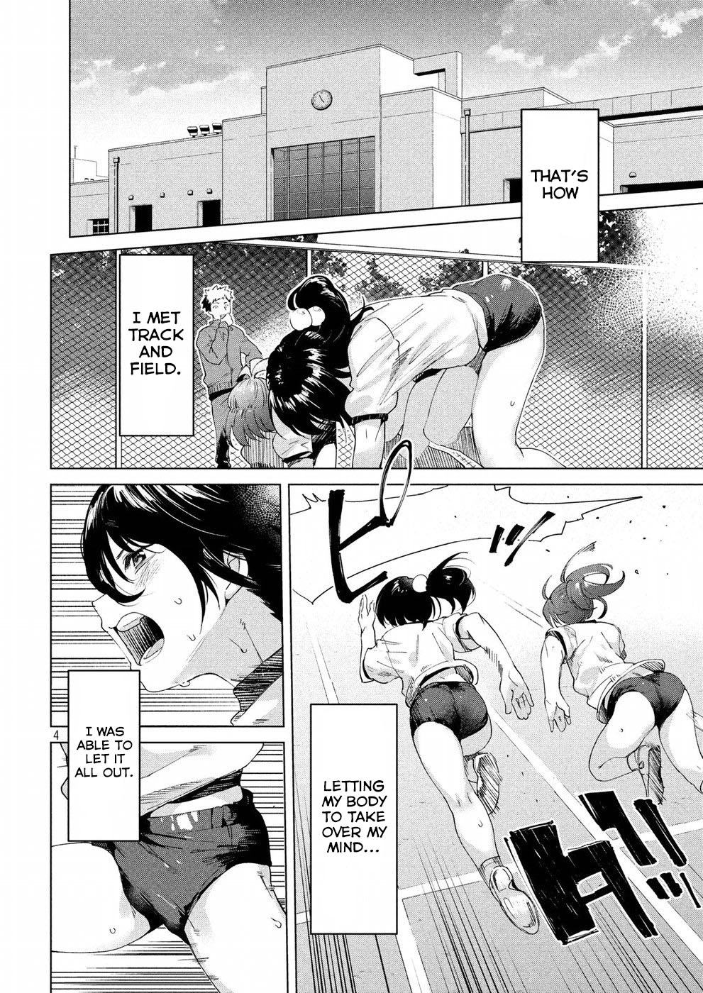 Megami no Sprinter Chapter 17 page 4 - Chapter 17: The 17th Day: A 100m Race